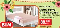 MOLİNELLA LASTİKLİ PENYE  ÇİFT KİŞİLİK ÇARŞAF